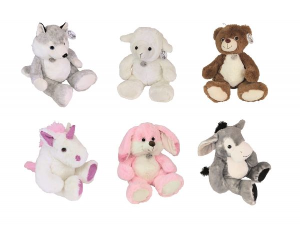 Inware Tiere 30 cm sitzend 6-fach sortiert - Inware
