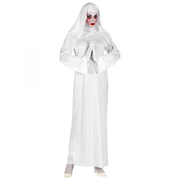 Geisternonne (Tunika, Kopfbedeckung, Handschuhe), XXXL - Widmann