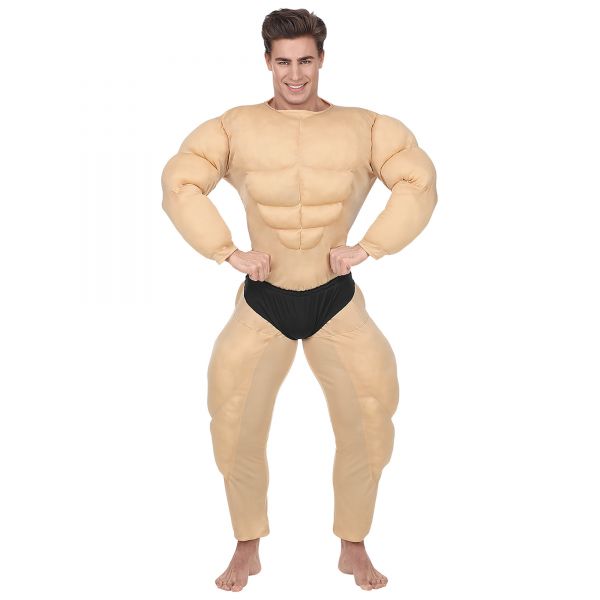 Bodybuilder (Muskel Overall mit Slip), L - Widmann