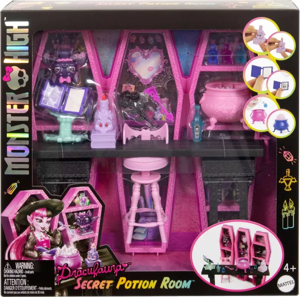 Monster High Draculaura Geheimniss Zaubertränke Zimmer Spielset - Monster High