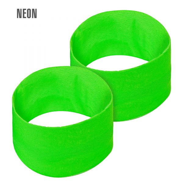Paar Neon grüne Armbänder, - Widmann