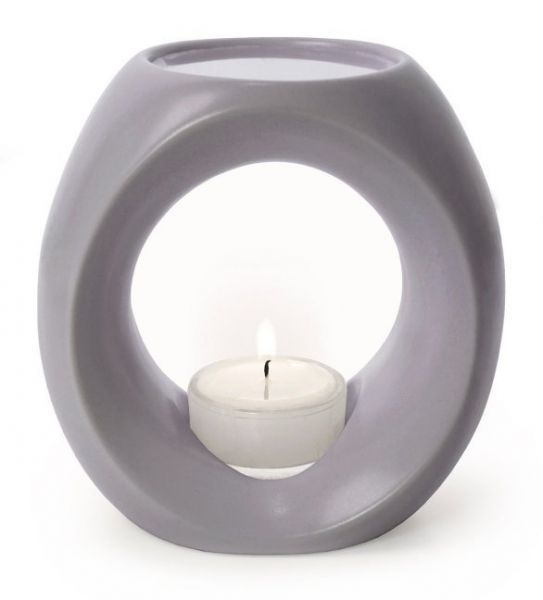 Duftlampe Keramik Taupe Matt - Primavera
