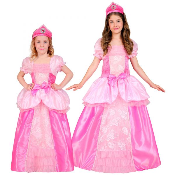 Prinzessin (Kleid, Kopfschmuck), 128 cm / 5-7 Jahre - Widmann