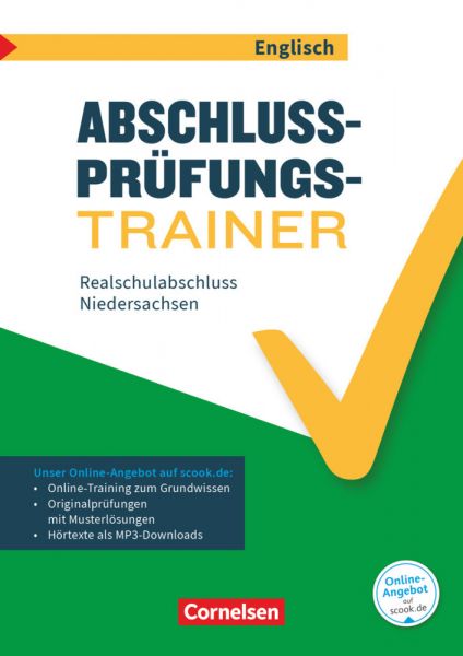 Abschlussprüfungstrainer Englisch - Niedersachsen - 10. Schuljahr: Realschulabschluss - Arbeitsheft - Cornelsen Verlag
