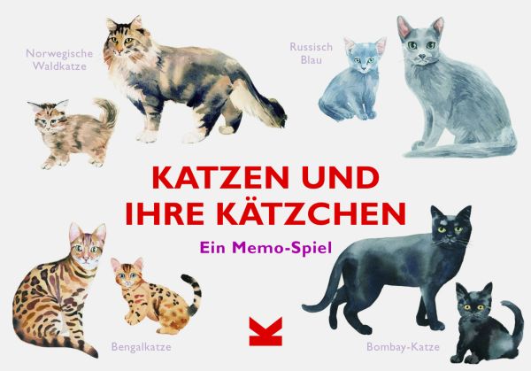 Katzen und ihre Kätzchen (Spiel): Ein Memo-Spiel - Laurence King Ver...