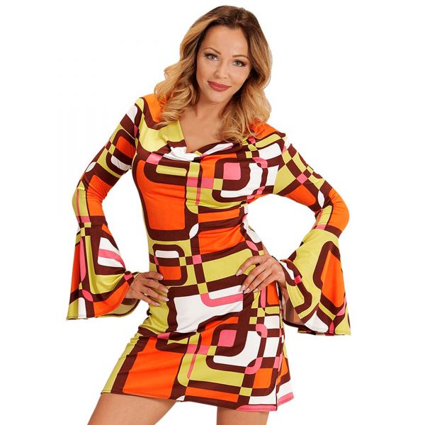 The 70s Groovy Style - Tubes (Kleid), XS - Widmann
