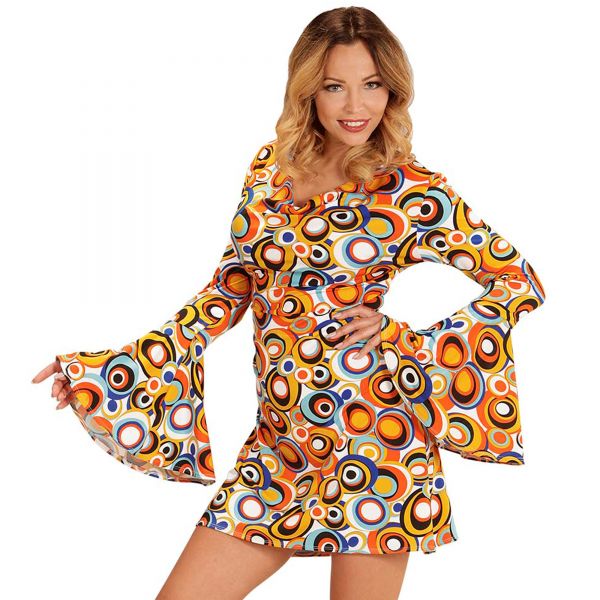 The 70s Groovy Style - Bubbles (Kleid), L - Widmann