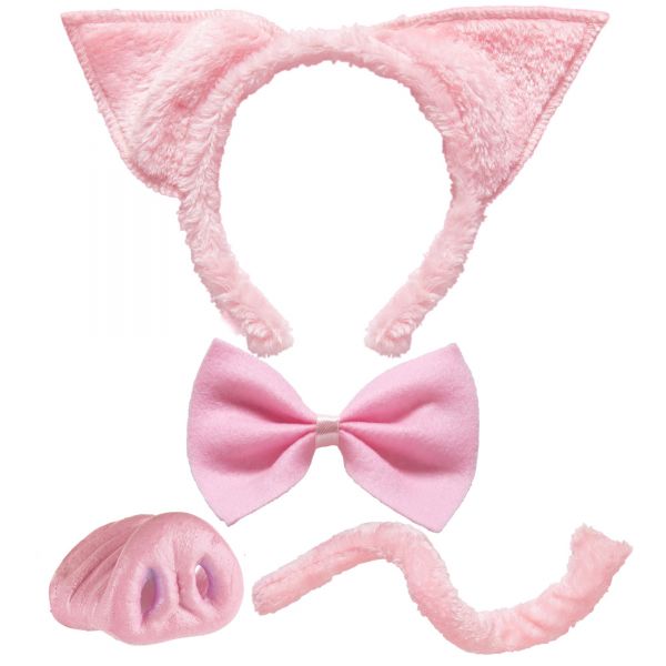 Schweineset (Ohren, Nase, Fliege, Schwanz) - Widmann