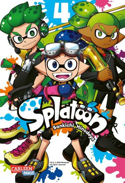 Splatoon. Bd.4: Das Nintendo-Game als Manga! Ideal für Kinder und Gamer! - Carlsen