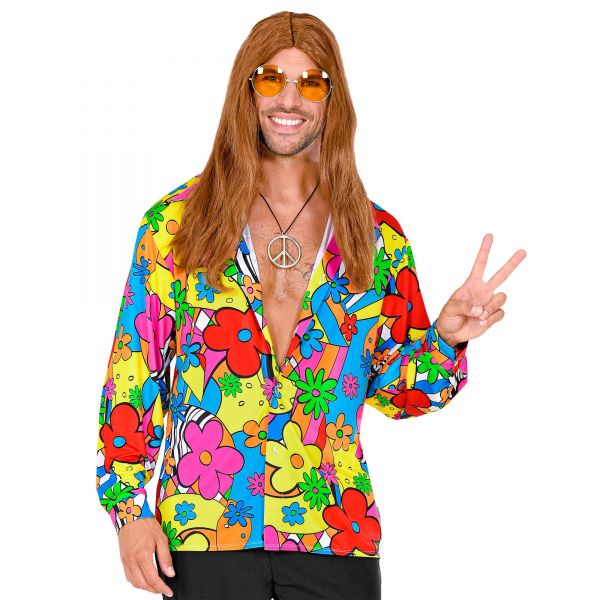 The 60s Fashion - Flower Power”(Hemd), M - Widmann