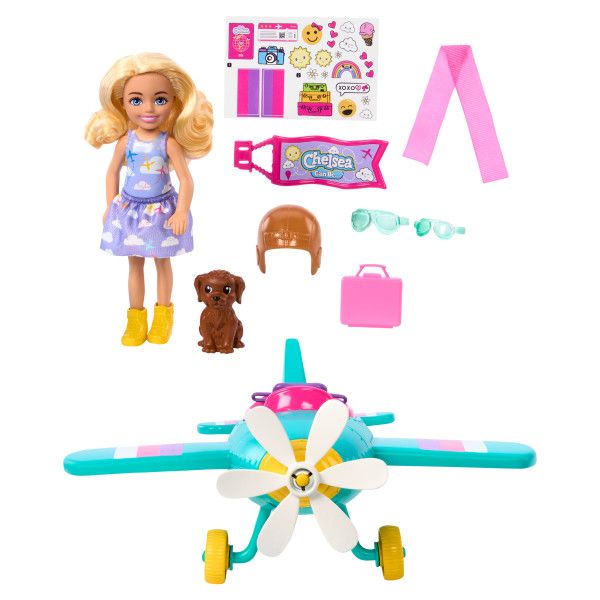 Barbie Chelsea Flugzeug Puppe und Spielset - Barbie