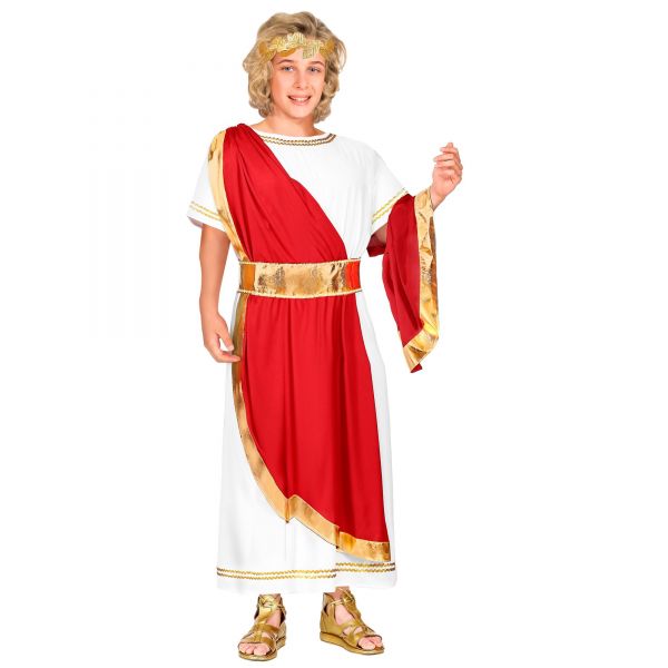 Römischer Kaiser (Tunika mit Schärpe, Gürtel, Lorbeerkranz), 116/4-5 Jahre - Widmann