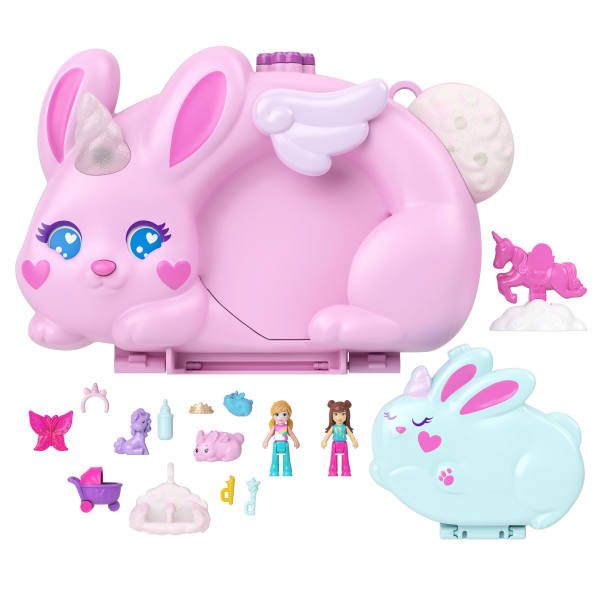 Polly Pocket Baby und Häschenmama Schatulle - Polly Pocket