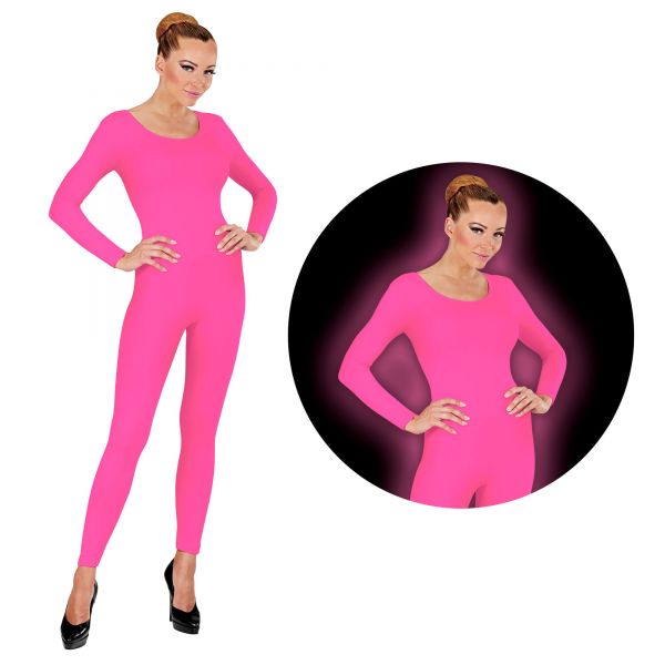Neon pinker Body, S/M - Widmann