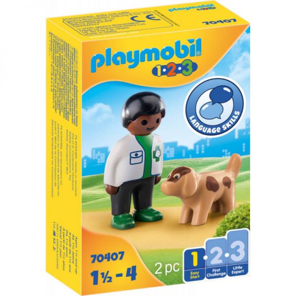 Playmobil Tierarzt mit Hund - Playmobil