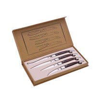 Laguiole Messerset 4-teilig aus Pakkaholz - Laguiole
