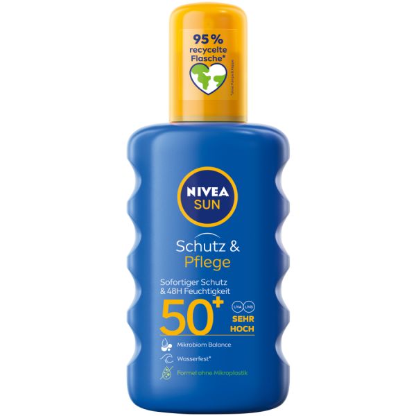 Nivea Sun Sonnenspray Schutz & Pflege LSF 50+, 200 ml - Nivea