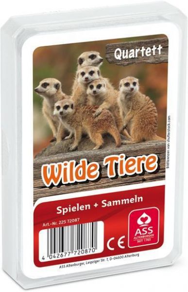 Wilde Tiere, Quartett (Kartenspiel) - ASS Spielkartenfa...