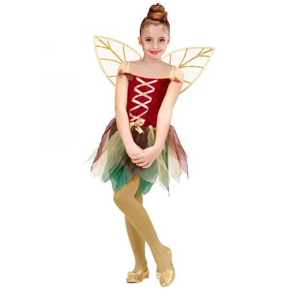 Fantasy Fee (Kleid, Flügel), 140 cm / 8-10 Jahre - Widmann