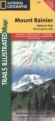 National Geographic Trails Illustrated Map Mount Rainier National Park, Washington, USA: Outdoor Rec - National Geograph...