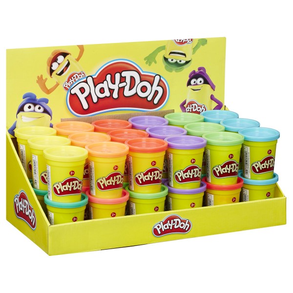 PLAY-DOH Play-Doh Einzeldose 12-fach assortiert, 112 g Knete, ab 2 Jahren - PLAY-DOH