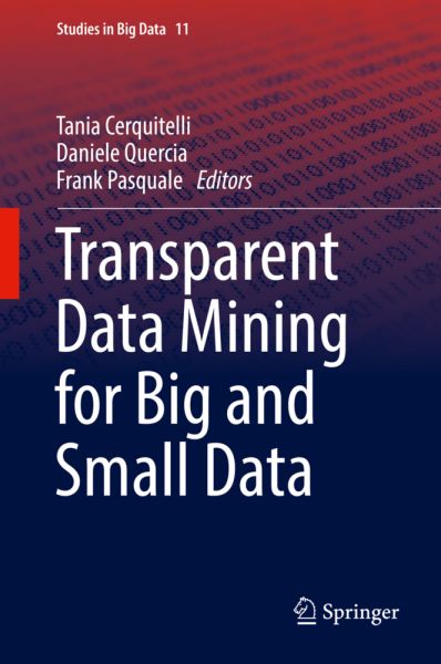 Transparent Data Mining for Big and Small Data - Springer Berlin,S...