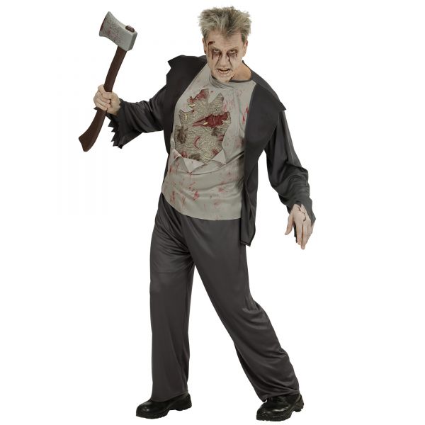 Zombie (Jacke mit Zerrissenem T-Shirt, Hose), XL - Widmann
