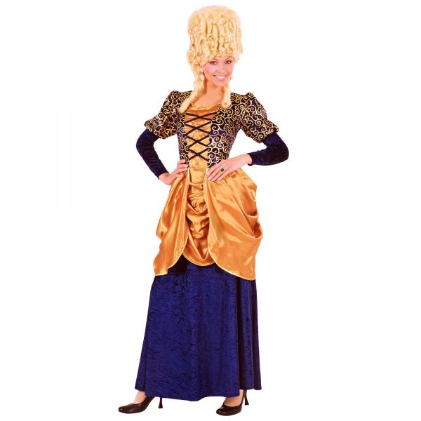 Marchesa aus Samt - Blau (Kleid), L - Widmann