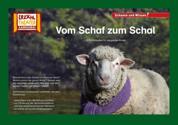 Kamishibai: Vom Schaf zum Schal: 10 Fotobildkarten für das Erzähltheater - Hase und Igel