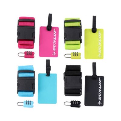 Dunlop Gepäck-Set 3 Teile 4-fach sortiert - Dunlop