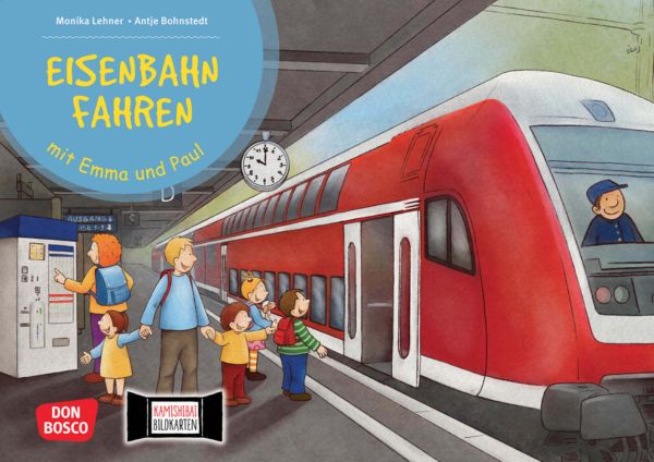 Eisenbahn fahren mit Emma und Paul. Kamishibai Bildkartenset.: Bildkarten für unser Erzähltheater. S - Don Bosco Medien