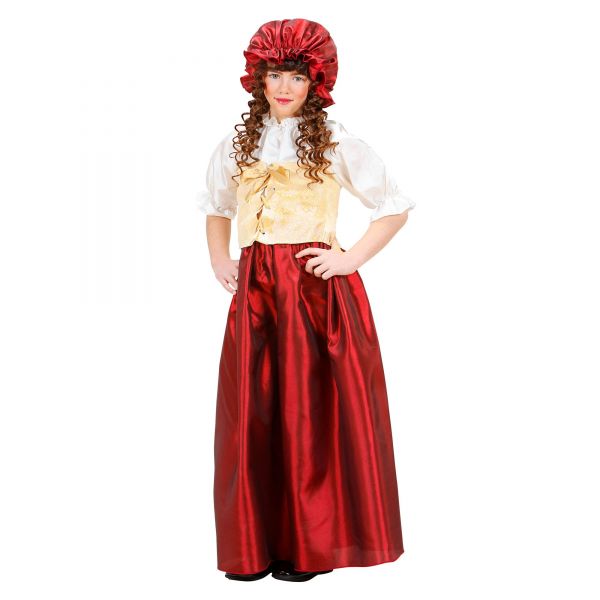 Bäuerin (Bluse, Korsett, Rock), 140 cm / 8-10 Jahre - Widmann