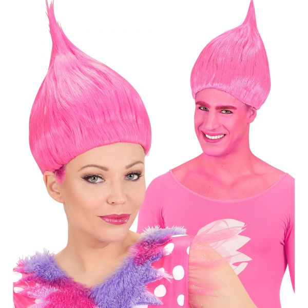 Pinke Trollperücke, - Widmann