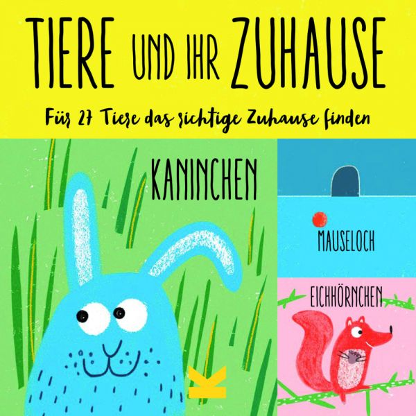 Tiere und ihr Zuhause (Kinderspiel): Für 27 Tiere das richtige Zuhause finden - Laurence King Ver...