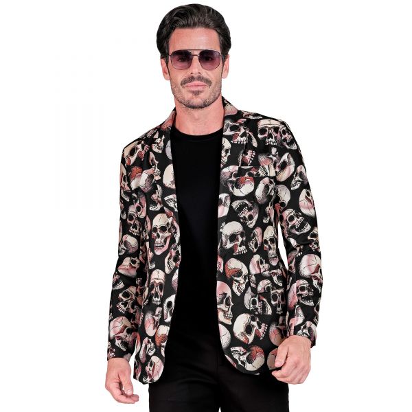 Totenköpfe Party Fashion Jackett (Jackett), XXL - Widmann