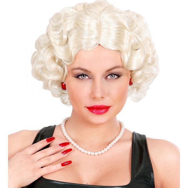 Perücke Betty Blond - in Box, - Widmann