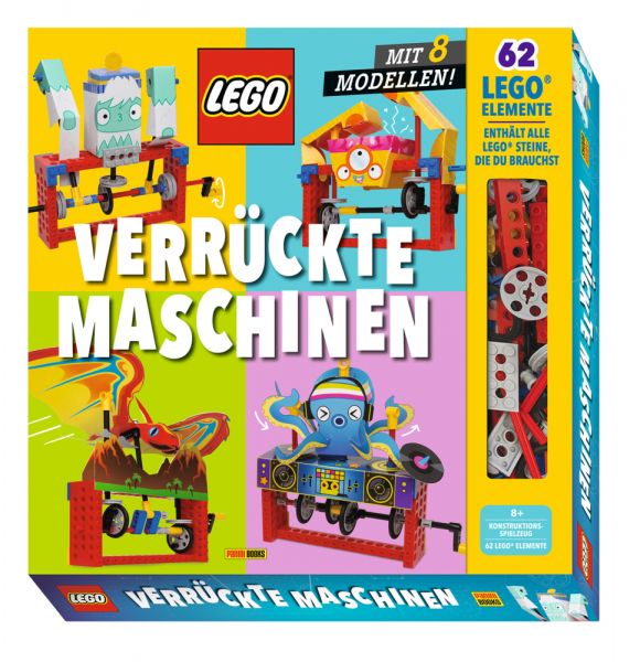 LEGO Verrückte Maschinen: Mit 8 Modellen!: Geschenkbox mit Buch (64 Seiten), 62 LEGO Elemente und - Panini Books