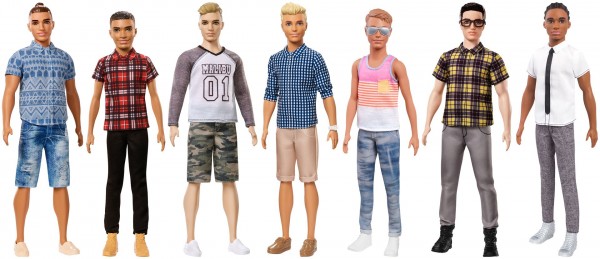 Ken Fashionistas Puppen Sortiment - Barbie
