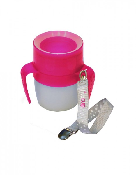 Trinkbecher Baby Litecup 200 ml Pink Glitzer - Litecup