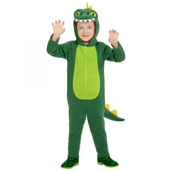 Drachen (Overall mit Kapuze), 104 cm / 2-3 Jahre - Widmann