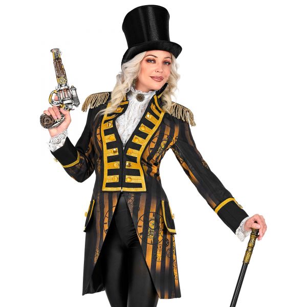 Steampunk Paradefrack für Damen, XL - Widmann