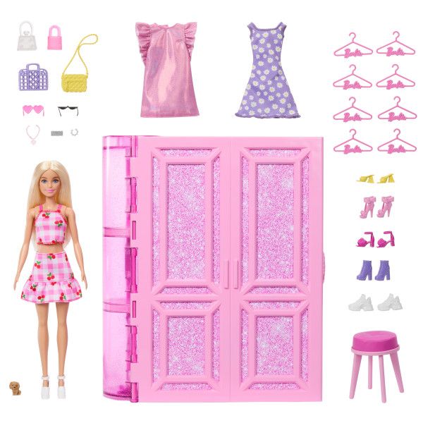 Barbie Traumkleiderschrank mit Puppe - Barbie