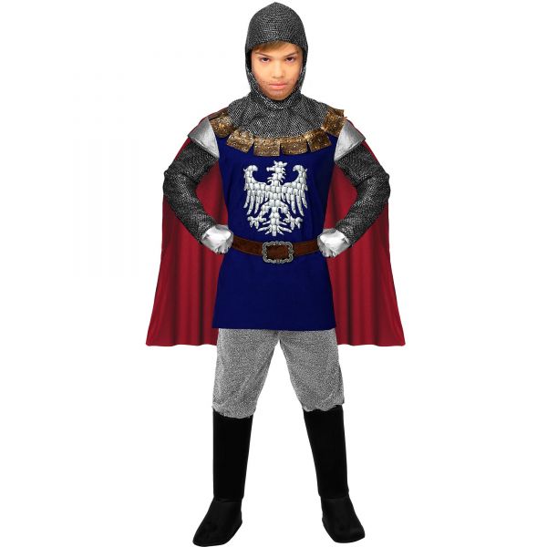 Ritter (Oberteil mit Umhang, Gürtel, Kapuze), 128/5-7 Jahre - Widmann