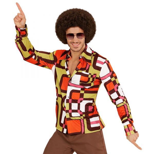 The 70s Groovy Style - Tubes(Hemd), XXL - Widmann