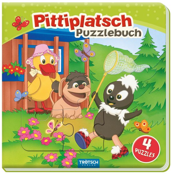 Pittiplatsch - Puzzlebuch: Mit 4 Puzzles - Trötsch