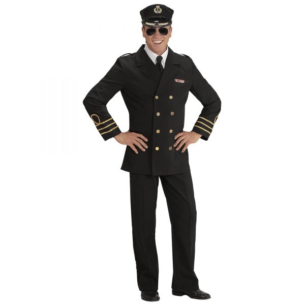 Navy Officer (Jacke, Kragen, Hose, Mütze), M - Widmann