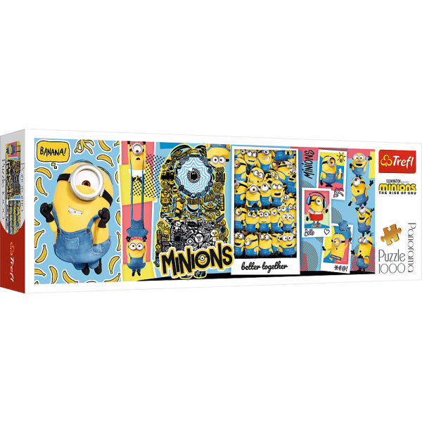 Trefl Puzzle 1000 Panorama Minions - Trefl