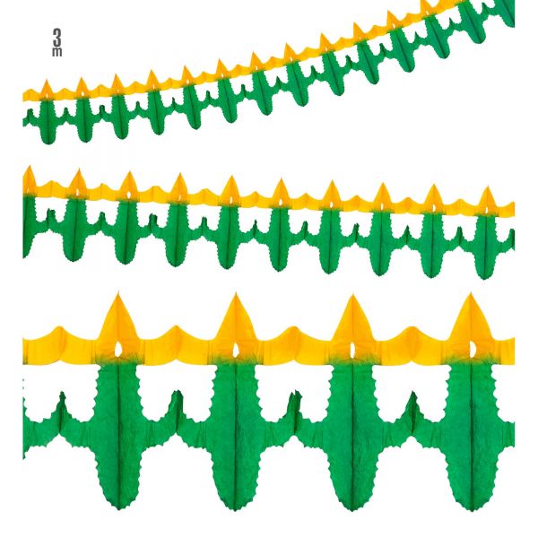 Kaktusgirlande 3 M, - Widmann