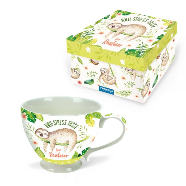 Trötsch Sammeltasse Antistresstasse für Rentner: Kaffeetasse Teetasse Geschenkidee Geschenk Tasse - Trötsch