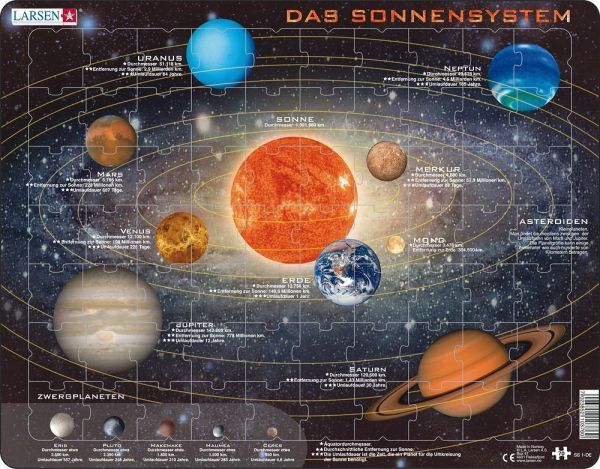 Das Sonnensystem (Kinderpuzzle) - Raute Media,Larsen